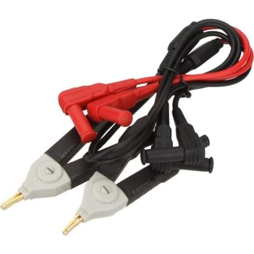 QHTITEC Electrical Multimeter Test Leads Kelvin Test Clip Capacitance Inductance Test Professional Multimeter Probe Test Wire