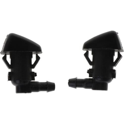 2PCS Front Windshield Washer Nozzles For Jeep Liberty 08-12 For Jeep Commander For 06-10 Dodge Nitro 07-11 55157319AA, 4806312AA