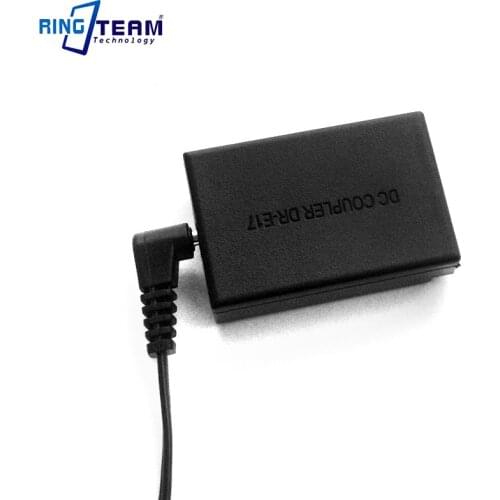 LP E17 LP-E17 dummy battery DR-E17 DR E17 DC Coupler +DC Cable fit camera power adapter for Canon ACK-E17 EOS-M3 EOS-M5 EOS-M6