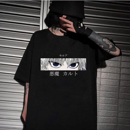 Hunter X Hunter T Shirt women Summer Tops Killua Printed Harajuku Unisex Anime Shirt Tops