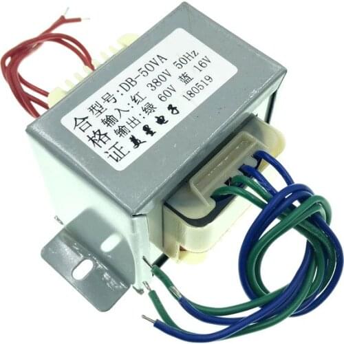 EI66 type 380V to 60V/16V pulse type bag filter, contactless control switch transformer