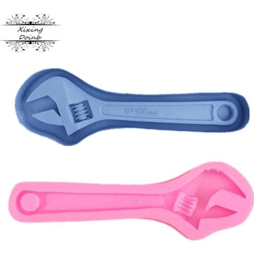 Xixing DIY Repair tools Silicone Mold Wrench Gadget Fondant Cake Mold chocolate Silicone Mould Cake decorating tools