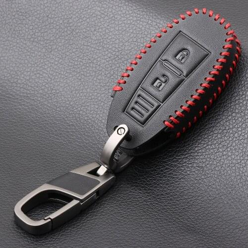 Leather Car Remote Car Key Case Cover For Suzuki Vitara Ignis Kizashi SX4 Baleno Ertiga Swift Liana S-Cross Samurai