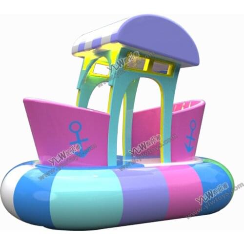 Indoor playground electric pirate ship soft toys