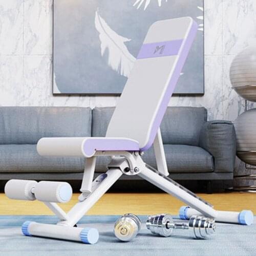 Dumbbell Bench Row Home Multifunctional Sit-up Board Abdominal Muscle Fitness Equipment Foldable Bench Press Fitness Roman Chair