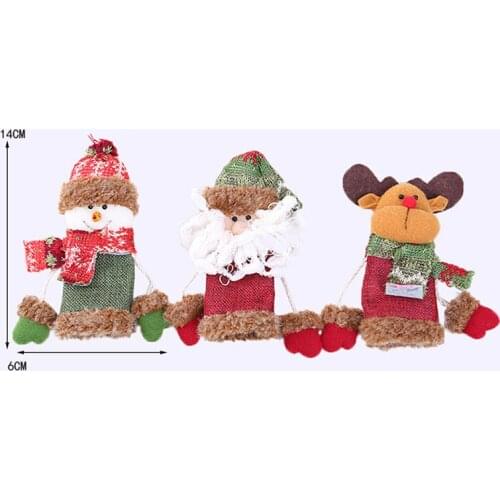 Cartoon Figure Christmas Decoration Red Wine Bottle Protection Cloth Cap