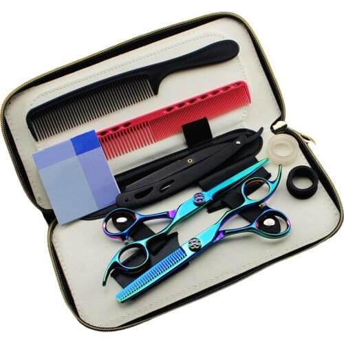 6 Inch Thinning Cutting Scissors Set Professional Germany Style Barber Hair Cutter