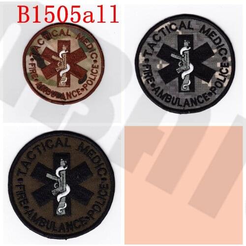 Embroidery patch Tactical Medic Morale tactics Military