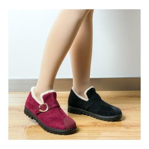 2020 newFashion Shoes Women Ladies Cotton Thickening Warm Snowshoes shoes female boots woman boots Basic lace-up shoes