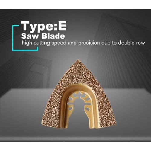 New Diamond Carbide Multi Function Oscillating Tool Grinding Saw Blades For Ceramic Porcelin Tile Metal Cutting Tool Accessories