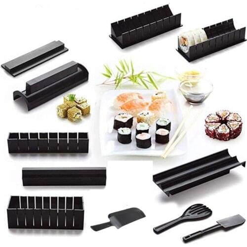 New Sushi Maker Set Japanese Rice Ball Mold DIY Making Sushi Tools Food Grade Non-toxic Sushi Maker Equipment Kit Cooking Tools