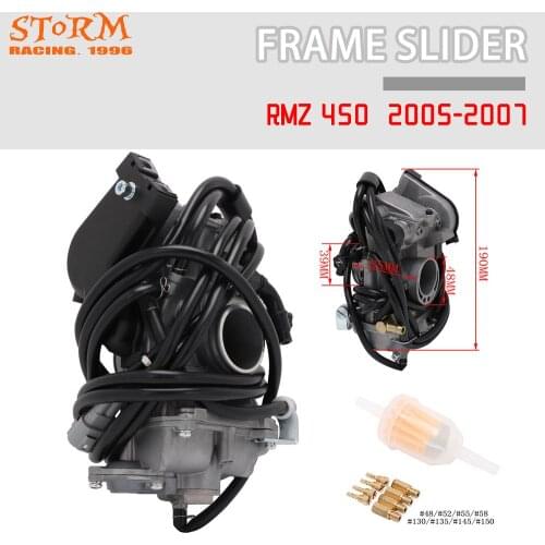 All Zinc Carburetor Carburador Motorcycle 48mm With Power Jet For FCR-MX33 MX 33 For Suzuki RMZ450 RM450Z RMZ 450 2005-2007