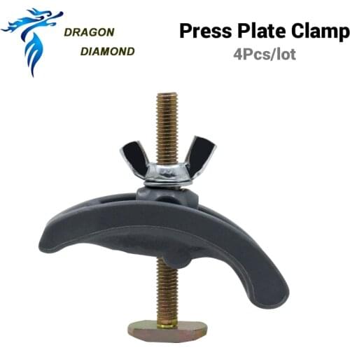 DRAGON DIAMOND 4Pcs Press Plate Clamp CNC Milling Engraving Machine Parts Fastening Platen Router for T-slot Working Table