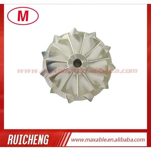 TD04 36.80/49.00 mm 11+0 blades high performance turbocharger billet/milling/aluminum 2618 compressor wheel