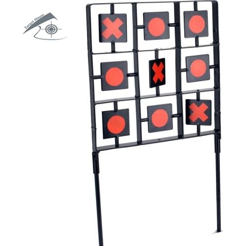 Tic-Tac-Toe Target Airgun Pellet Target /Also For Airsoft Paintball Shooting/Improving Hunting Shooting Tactical Skill