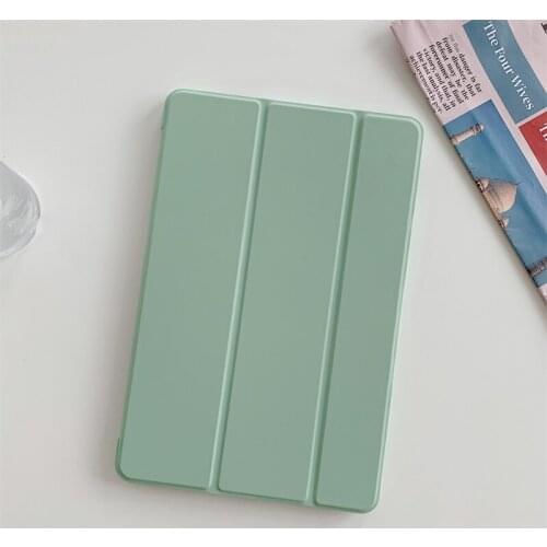 Ultra Thin Case for Xiaomi Mi Pad 5 / MiPad5 Pro 11 inch 2021 Cover PU Leather TPU Back Three Folding Stand Tablet Shell Funda