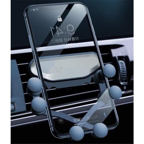 Universal car phone holder without magnetic clip air conditioning vent lazy navigation gravity fixed multifunction Accessories