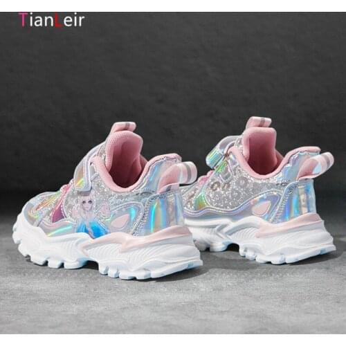 High Quality 2021 Spring Kids Sports Shoes For Girls Comfortable Casual Running Sneakers Girls Children Shoes Chaussure Enfant