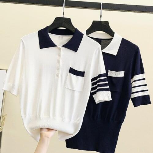 Funny Cartoon Print with Cat Harajuku Gothic Summer turn down T Shirt for Women Kawaii Clothes Vintage Aesthetic High Street