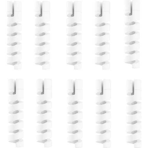 10 Pcs Charging Cable Protector Winder Wire Cord Saver For Apple iPhone USB Charger Cable Cord Spiral USB Protective Sleeve