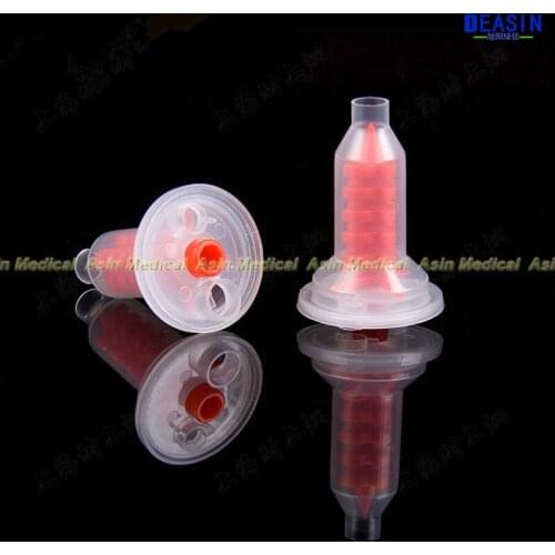 100pcs/pack Dentist Dental Intraoral Dynamic Moulage Mixing Tips Silicon Rubber Head Fit For/3M ESPE Pentamix Type machine