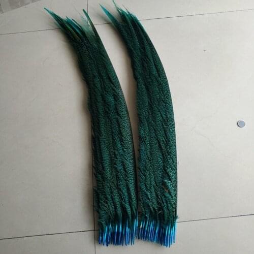 50pc/ lot beautiful sky blue pheasant covered tail feathers 65-70 cm length multiple colors DIY dance celebration decoration