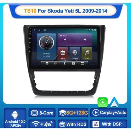 MEKEDE TS10 For Skoda Yeti 5L 2009-2014 Car Radio Multimedia Video Player Navigation GPS Android No 2din 2 din dvd Carplay AUTO