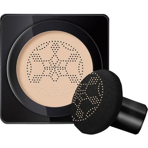 BB Air Cushion Foundation Mushroom Head CC Cream Concealer Whitening Makeup Cosmetic Waterproof Brighten Face Base Tone