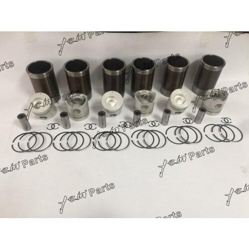 Free Shipping 6D14 Cylinder Liner Kit For Mitsubishi Engines