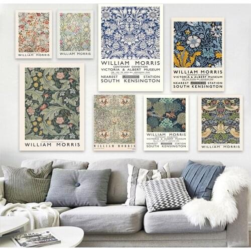 William Morris Decorative Canvas Painting Modern New Design Wall Poster Picture Living Room Bedroom Decoration Home Decor
