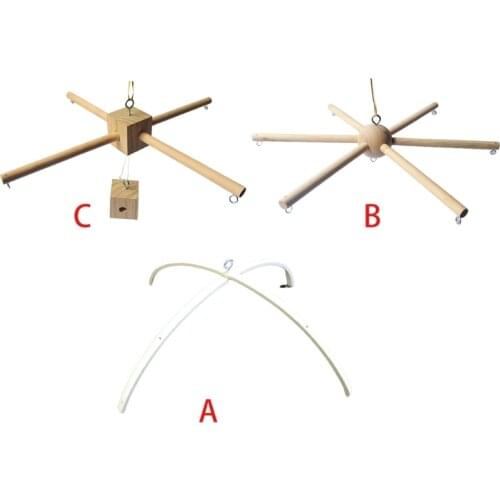 Wood Baby Mobile Hanger Baby Crib Mobile Hanger Frame Mobile DIY