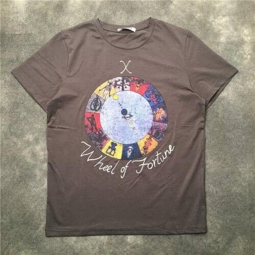 Men 2020 New Novelty Wheel of fortunr T Shirts T-Shirt Hip Hop Skateboard Street Cotton T-Shirts Tee Top kenye S-XXL K28