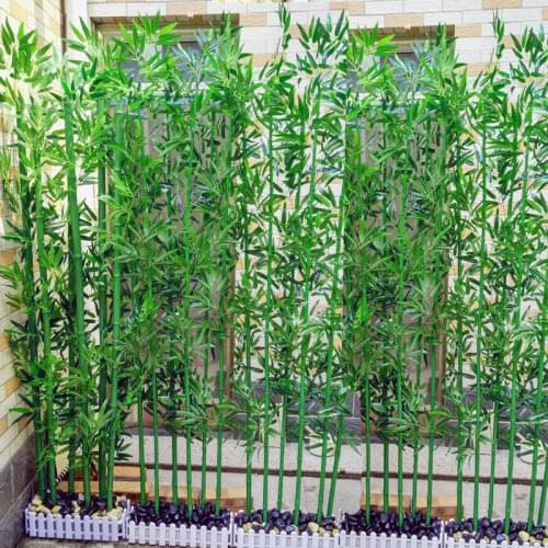10pcs Artificial Green Bamboo Leaves Simulation Green Plants DIY Wedding Home Office Restaurant Miniature Scenery Decorations