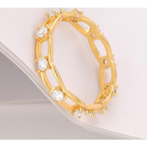 Hip Hop Rock Ring Men Luxury AAA+ Zircon Gold Silver Color Rhinestone Cuban Rings Iced Out Women Exquisite Jewelry Party Gifts