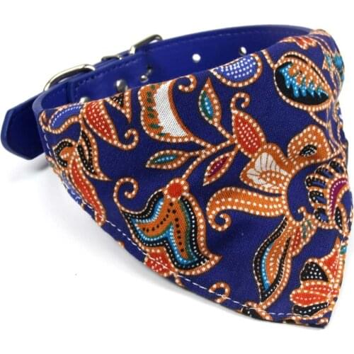 Fashion Dog Bandana Collar Adjustable Bohemia Pet Collar Belt Leather Luxury Cute Puppy Necklace for Small Large Dog Accessories