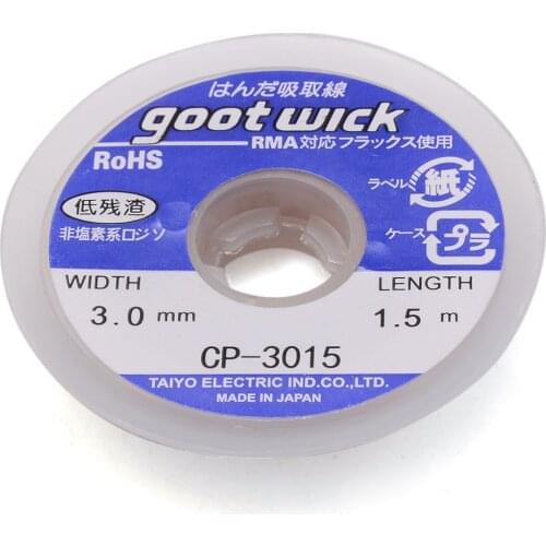 5pcs Anti-corrosion Desoldering Braid Solder Remover Wick Tin Wire WL-1515/2015/2515/3015/3515 Mayitr Soldering Accessory