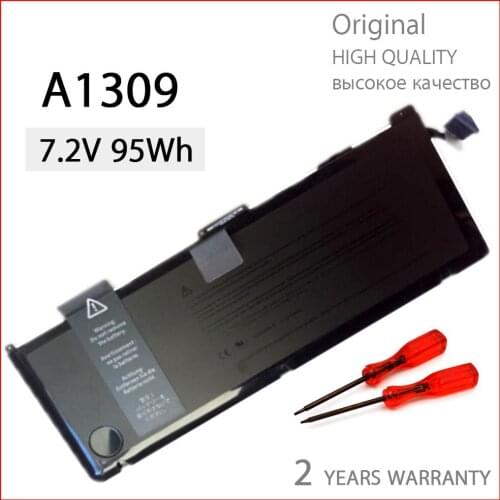 Genuine new A1309 Laptop Battery For Apple Laptop Battery A1309 For MacBook Pro 17" A1297 A1309 79WH 7.3V original batteria