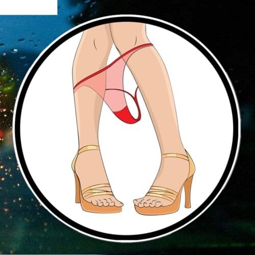 Personalized Girl Panty Dropper Acing Helmetr Car Sticker Funny Colorful Auto Automobile Decals Sticker