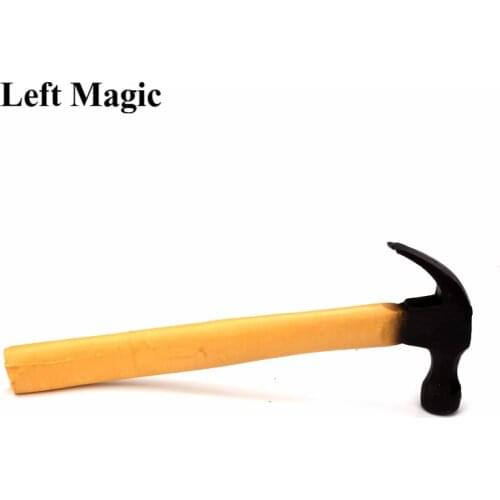 The Super Latex Rubber Fake Hammer Trick Crazy Hammer Magic Tricks Appearing Vanishing Magica Stage Gimmick Accessories Comedy