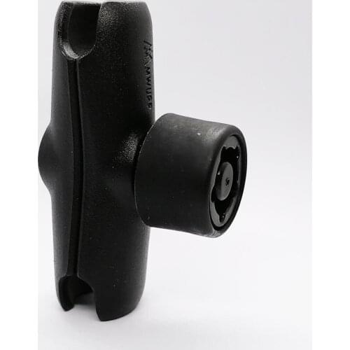 Heavy Duty Aluminum 9 CM Double Socket Arm with Key Knob for 1 Inch Ball Bases