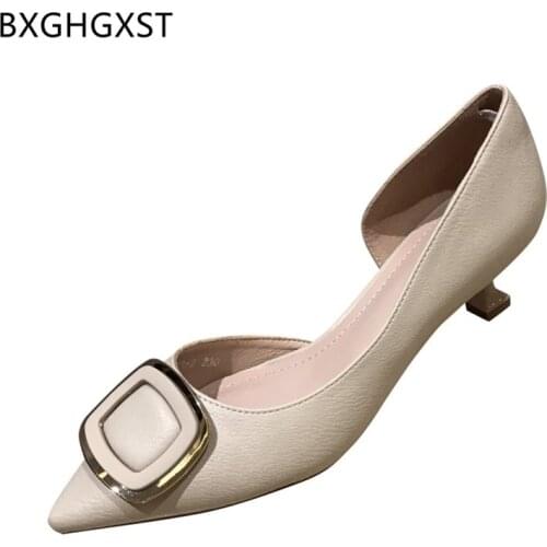 Office Shoes Women Kitten Heels Pumps Women Shoes Black Heels Shoes for Women 2021 High Heels Talons Hauts Zapatos De Mujer