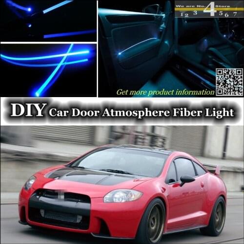 Interior Ambient Light Tuning Atmosphere Fiber Optic Band Lights For Mitsubishi Eclipse Plymouth Laser Eagle Talon Inside Door