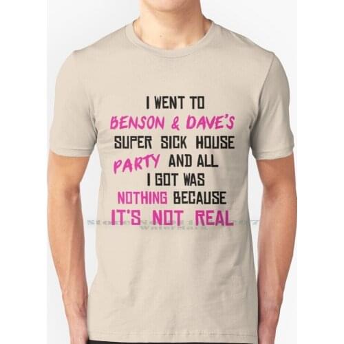 I Went To Benson & Daves Super Sick House Party - Kipo And The Age Of Wonderbeasts T Shirt 100% Pure Cotton Kipo Benson Dave
