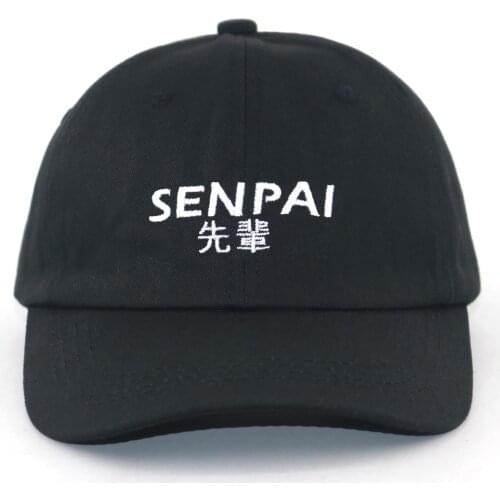 Japan Anime Kawaii Hentai baseball cap embroidery SENPAI caps for men cotton womens curved sun hats fashion dad hat high qualit