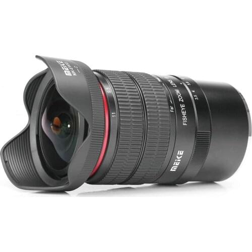 Meike 6-11mm f3.5 Fisheye Zoom Lens APS-C Frame for Micro Four Thirds M4/3 G5 G6 G7 GX7 GX8 GH3 GH5 E-PL5 E-PL6 E-PL7 E-M5 E-M10