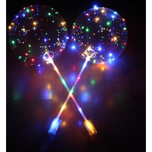 18 Inch Luminous LED Balloon Transparent Round Bubble Party Wedding Decoration