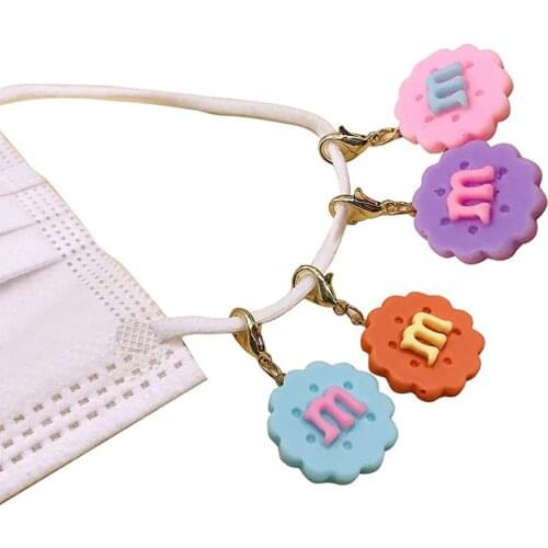 4pcs Colorful Mask Charms Sets pendant Cute geometrical Dangle Earring Accessories Resin mask decoration for Girls Women Jewelry