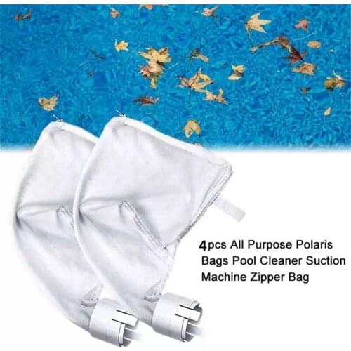 4PCS Mesh Pool Cleaner Bags, Filter Bag Zippers Replacement for Polaris 360 & 380 Pool Cleaner CNIM Hot
