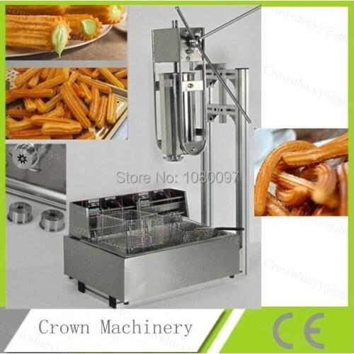 5L Churro maker,Churros filler machine with fryer 12L