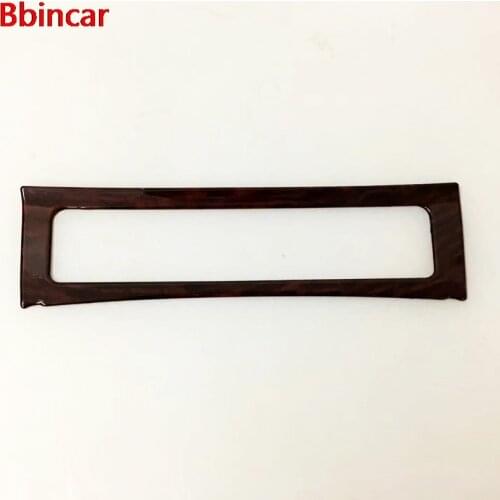 Bbincar Wood Pattern Cigarette Lighter USB Socket Trim For Nissan Armada Patro Nismo Infiniti QX56 QX80 Y62 2010-2018